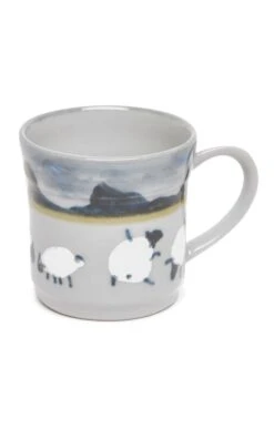 Highland Stoneware Small Mug -Home Furnishings Shop CA15202SHEEP 1