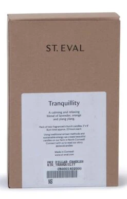 Set Of Two Pillar Candles -Home Furnishings Shop CB300146INTRANQUILITY 1