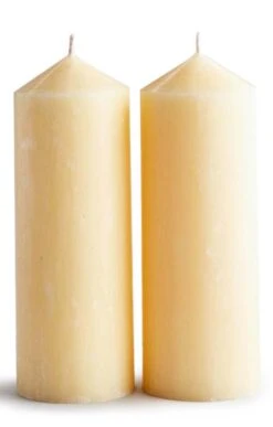 Set Of Two Pillar Candles -Home Furnishings Shop CB300146INTRANQUILITY 2