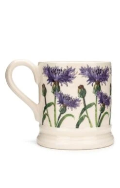 Emma Bridgewater Half Pint Mother Design Mugs -Home Furnishings Shop CF00047CORNFLOWER 2