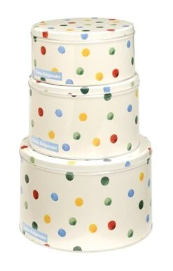 Emma Bridgewater Set Of Three Round Cake Tins