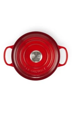 Le Creuset 24cm Round Casserole Dish -Home Furnishings Shop CF04151CERISE 3