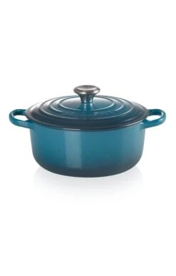 Le Creuset 24cm Round Casserole Dish -Home Furnishings Shop CF04151DEEPTEAL 1