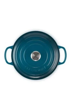 Le Creuset 28cm Round Casserole Dish -Home Furnishings Shop CF04152DEEPTEAL 3