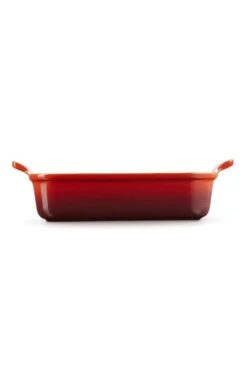 Le Creuset 26cm Deep Rectangular Dish -Home Furnishings Shop CF04156CERISE 2 1