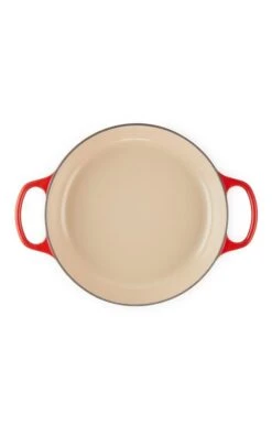 Le Creuset 30cm Shallow Casserole Dish 17 Le Creuset 30cm Shallow Casserole Dish -Home Furnishings Shop CF04170CERISE 4 1