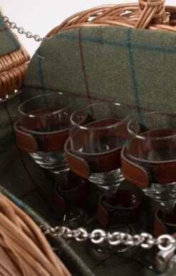 Four Person Oval Hamper -Home Furnishings Shop CF13048WILLOWGRNTWEED 6