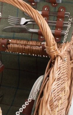 Four Person Oval Hamper -Home Furnishings Shop CF13048WILLOWGRNTWEED 7