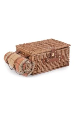 Two Person Hamper With Rug -Home Furnishings Shop CF13057AUTUMNTWEED 2
