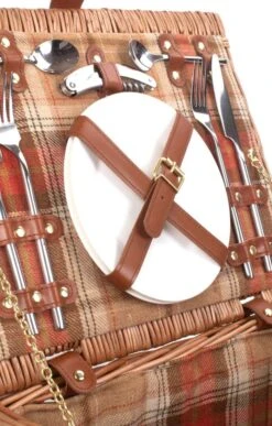 Two Person Hamper With Rug -Home Furnishings Shop CF13057AUTUMNTWEED 5