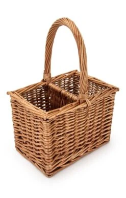 Wicker Basket Wine Carrier