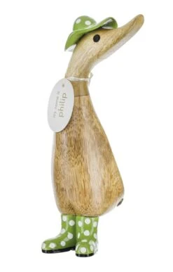 Spotty Hat And Welly Duckling