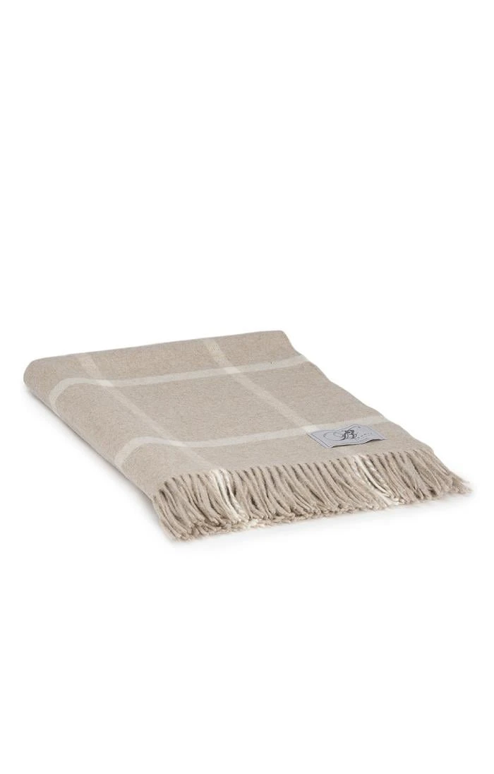 Windowpane Merino Throw 1 Windowpane Merino Throw