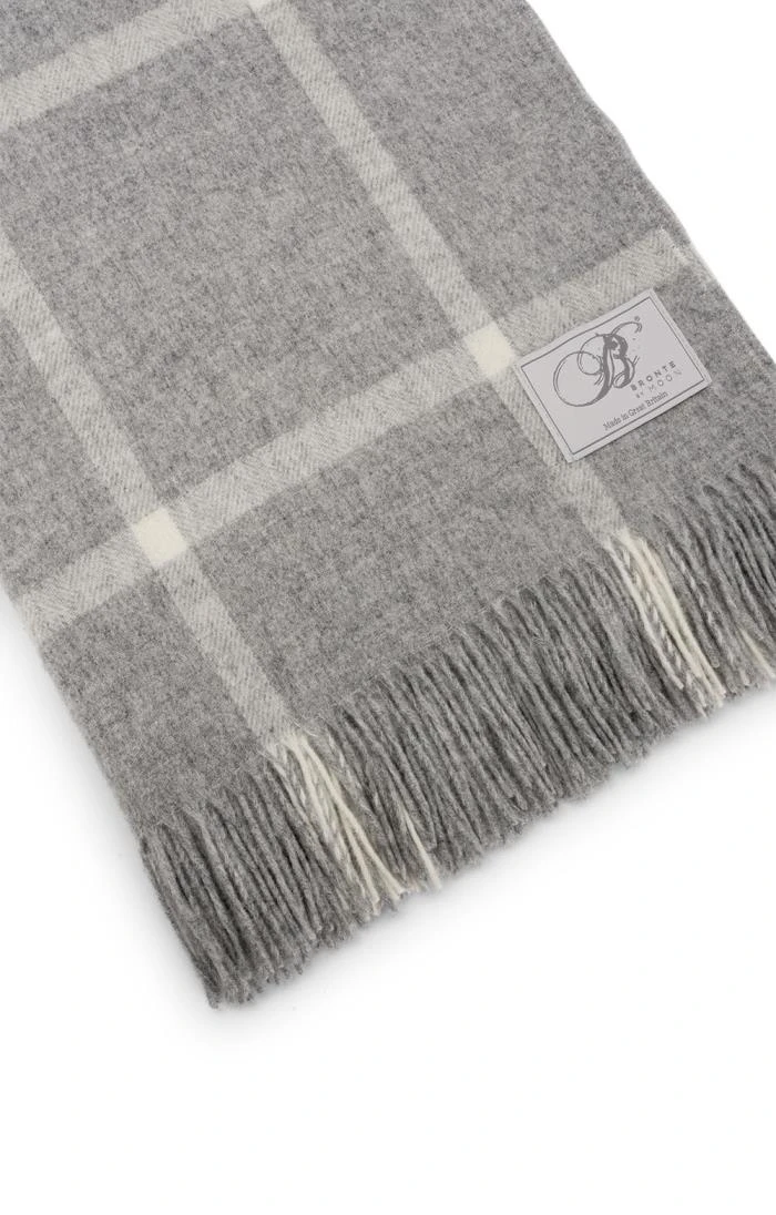 Windowpane Merino Throw 2 Windowpane Merino Throw - Image 2