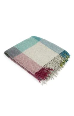 Lambswool Harland Check Throw