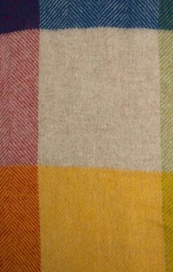Lambswool Harland Check Throw -Home Furnishings Shop CH15152MULTI 1 1
