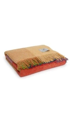 Lambswool Harland Check Throw