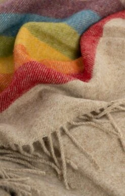 Rainbow Throw -Home Furnishings Shop CH15155BEIGE 2
