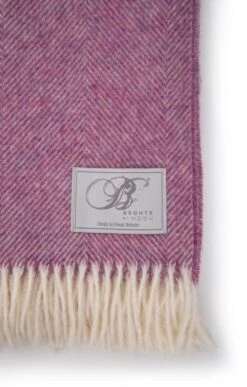 Herringbone Throw -Home Furnishings Shop CH20164HEATHERHB 1