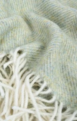 Herringbone Throw -Home Furnishings Shop CH20164LIGHTSAGE 1