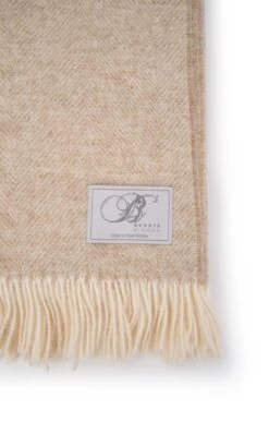 Herringbone Throw -Home Furnishings Shop CH20164NATURALHB 1 1