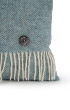 Herringbone Cushion -Home Furnishings Shop CH20165DUCKEGG 2