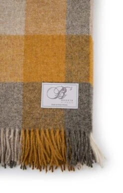 Harlequin Throw -Home Furnishings Shop CH20171OATMEALMUSTARD 1 1