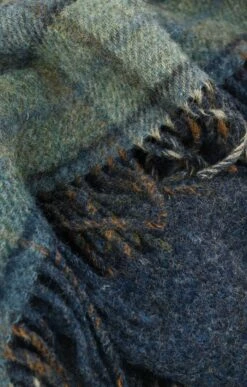 Shetland Throw -Home Furnishings Shop CH22300GREENPLAIDBLUE 1
