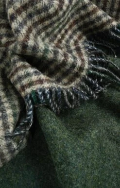 Shetland Throw -Home Furnishings Shop CH22300GRNBRNGCGREEN 1