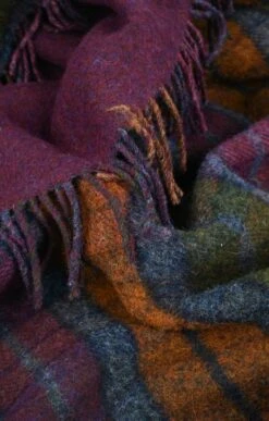 Shetland Throw -Home Furnishings Shop CH22300HEATHERPLAIDDAMSON 1
