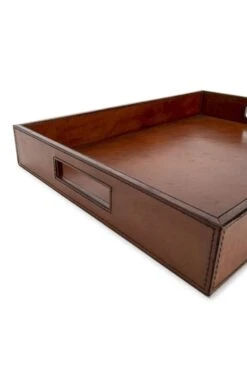 Leather Tray -Home Furnishings Shop CI15108LEATHER 2