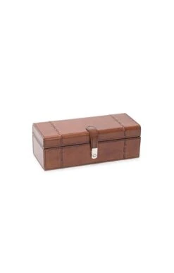 Leather Three Watch Box