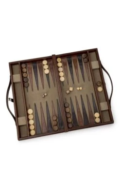 Leather Backgammon Set