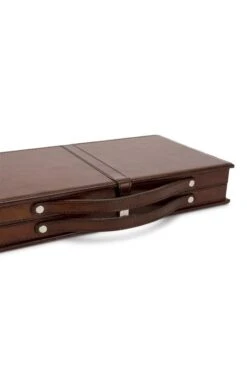 Leather Backgammon Set -Home Furnishings Shop CI15147CONKERLTHR 3