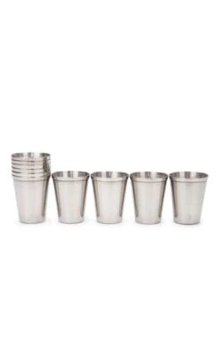 Stainless Steel 10 Cup Set -Home Furnishings Shop CK15020WHISKYLEATHER 2