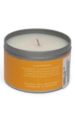 Isle Of Skye Candles Candle Tin -Home Furnishings Shop CS15032LEMONGRASS 1