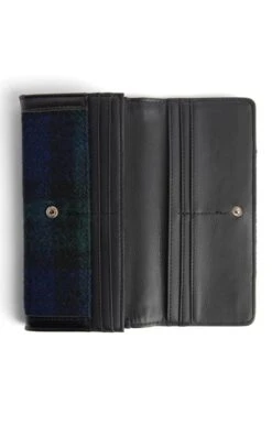 Bute Harris Tweed Flapover Purse -Home Furnishings Shop CT15035BLACKWATCH 2