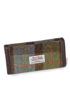 Bute Harris Tweed Flapover Purse -Home Furnishings Shop CT15035BLUECHECK 1
