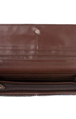 Bute Harris Tweed Flapover Purse -Home Furnishings Shop CT15035BLUECHECK 2