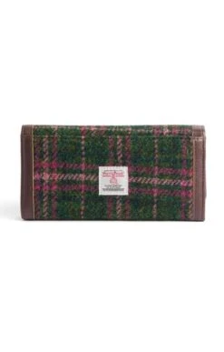 Bute Harris Tweed Flapover Purse -Home Furnishings Shop CT15035DKGREEN 1