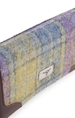 Bute Harris Tweed Flapover Purse -Home Furnishings Shop CT15035LILACCHECK 2