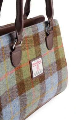 Harris Tweed Findhorn Two Handle Tote -Home Furnishings Shop CT15066BLUE 2