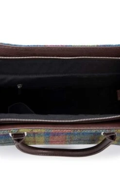 Harris Tweed Findhorn Two Handle Tote -Home Furnishings Shop CT15066RRASPBLUEGREEN 3