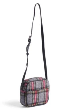 Harris Tweed Almond Square Mini Bag -Home Furnishings Shop CT15095GREYSTEWART 1 1