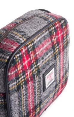 Harris Tweed Almond Square Mini Bag -Home Furnishings Shop CT15095GREYSTEWART 2 1