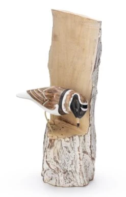 Hand Carved Plover Post
