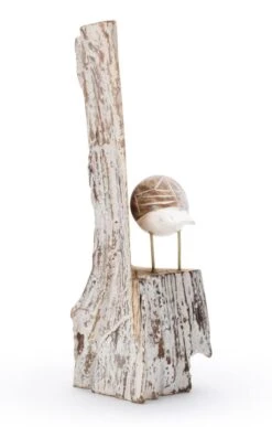 Hand Carved Plover Post -Home Furnishings Shop CT15131ONPOST 4