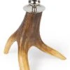 Antler And Silver Candlestick