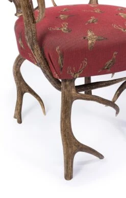 Antler Carver Chair -Home Furnishings Shop CU15222HIGHLANDCLARET 2