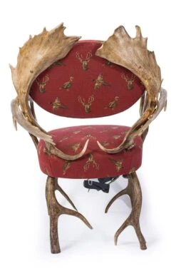 Antler Carver Chair -Home Furnishings Shop CU15222HIGHLANDCLARET 3 1